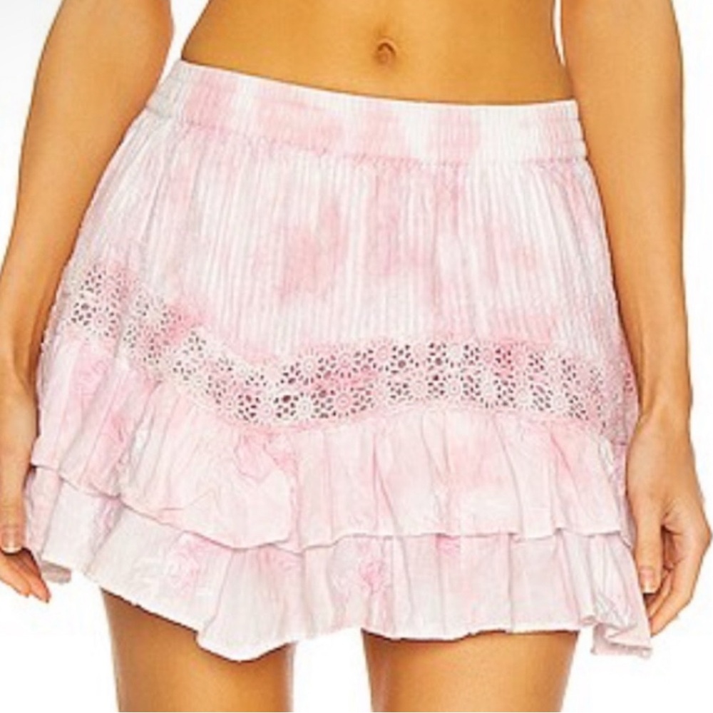 LoveShackFancy Ruffle Mini Skirt